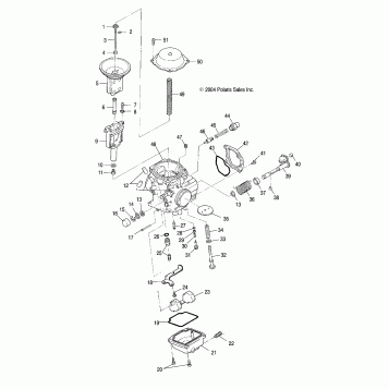 CARBURETOR - A05MH68AP (4999609960D11)