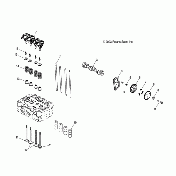 INTAKE and EXHAUST - A05MH68AP (4999609960D14)