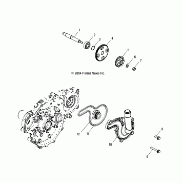 WATER PUMP - A05MH68AP (4999609960E02)