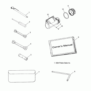 TOOL KIT - A05MH68AP (4999609960E06)
