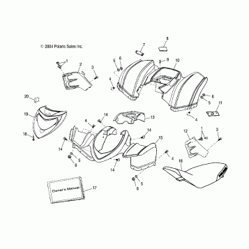 CAB/SEAT - A05PB20AA/AB/AC/AD (4999659965B07)