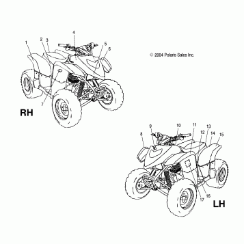 DECALS - A05PB20AA/AB/AC/AD (4999659965C05)
