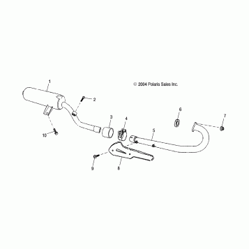 EXHAUST - A05PB20EA/EB/EC/ED (4999709970B04)