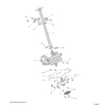 STEERING POST and EPS - A26SHY57AL/AS (C102805)
