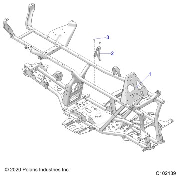 CHASSIS, FRAME - A20SJE57BX (C102139)