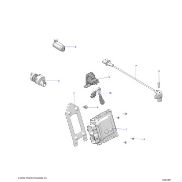ELECTRICAL, SWITCHES, SENSORS and ECM - A24SDA57A5/E57A4 (C102471)