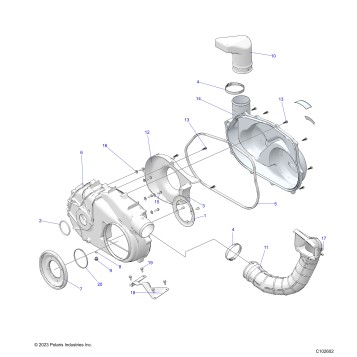 BODY, CLUTCH COVER - A26SDA57A7 (C102602)