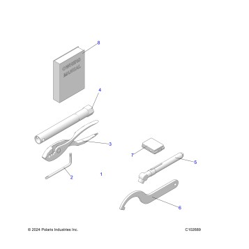 REFERENCE, TOOL KIT AND OWNERS MANUAL - A26SXZ85A9/AN/AZ (C102689)