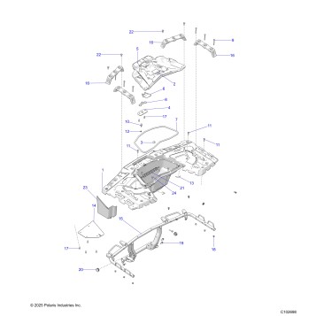 BODY, REAR RACK - A26SXZ85A9/AN/AZ (C102698)