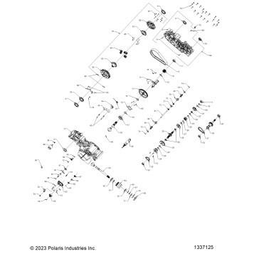 DRIVE TRAIN, MAIN GEARCASE - A25SWE57AL (1337125)