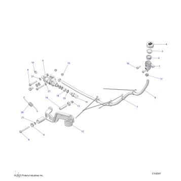 BRAKES, BRAKE PEDAL and MASTER CYLINDER - A26SWE57AL (C102507)