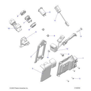 ELECTRICAL, SWITCHES, SENSORS and ECM - A26SWE57AL (C102532)