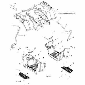 BODY, REAR CAB and FOOTWELL - A16SYE95AK/AP