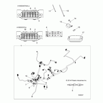 ELECTRICAL, HARNESS - A16SDA57A1/L2/E57A2