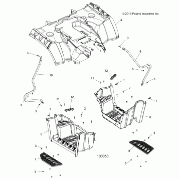 BODY, REAR CAB and FOOTWELL - A16SYE85AS (100050)