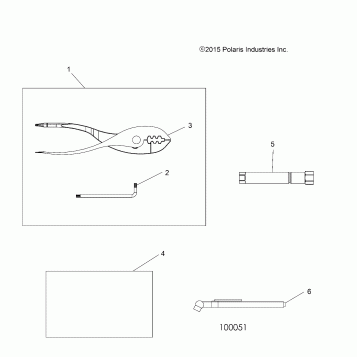 TOOLS, TOOL KIT (BUILT 11/1/14 AND AFTER) - A15SEE57AA/AC/AJ (100051)