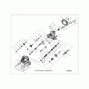 DRIVE TRAIN, MAIN GEARCASE - A16SYE95AK/AP