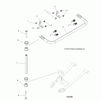 SUSPENSION, STABILIZER BAR - A19SVA85BG (100066)