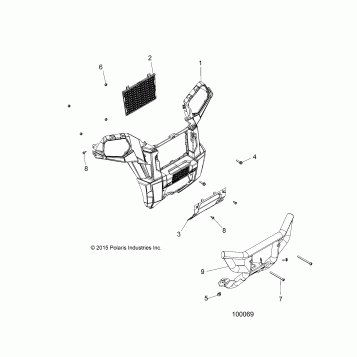 BODY, FRONT BUMPER - A19SVA85BG (100069)