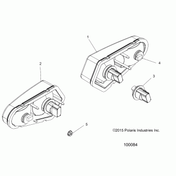 ELECTRICAL, TAILLIGHTS - A16SXE95AG/AR/D95A9
