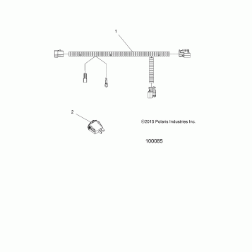 ELECTRICAL, WORKLIGHT HARNESS - A16SXD95A9 (100085)