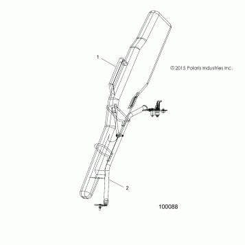 BODY, GUN BOOT - A16SXD95A9 (100088)