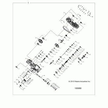 DRIVE TRAIN, MAIN GEARCASE - A16SJE57AB