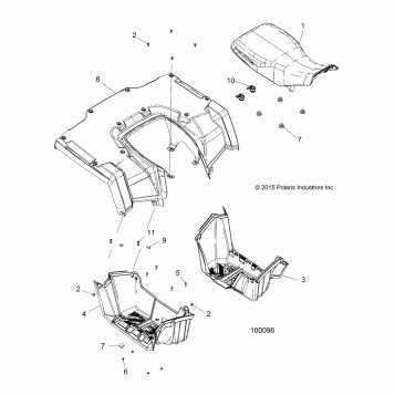 BODY, REAR CAB, SEAT and FOOTWELLS - A16SEA45A1/A5/SEE45A1