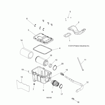 ENGINE, AIR INTAKE SYSTEM - A16SEA45A1/A5/SEE45A1