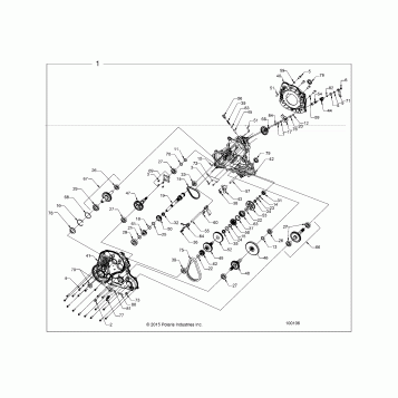 DRIVE TRAIN, MAIN GEARCASE - A16SXN85A3