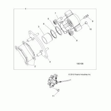BRAKES, FRONT CALIPER - A19SXM95AL