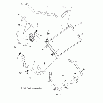 ENGINE, COOLING SYSTEM, RADIATOR - A16SXN85A3