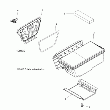 BODY, STORAGE, REAR - A16SXM95AL