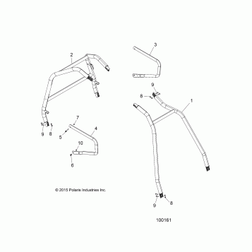 CHASSIS, CAB FRAME AND SIDE BARS - A16DAA32A1/A7 (100161)