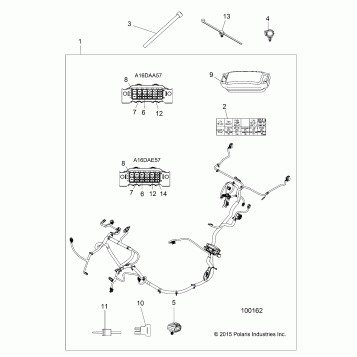 ELECTRICAL, WIRE HARNESS - A16DAA57A5/A7/L2/E57A9/E57AM (100162)