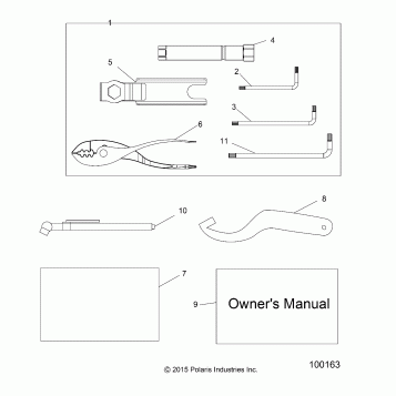 REFERENCES, TOOL KIT and OWNERS MANUAL - A16DAE87AL (100163)