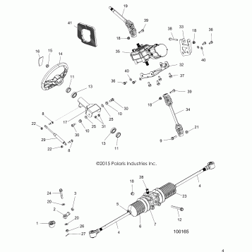 STEERING, STEERING ASM. -  A16DAE87AL (100165)