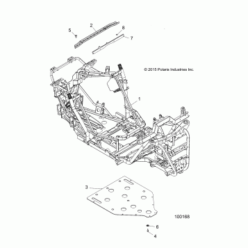 CHASSIS, MAIN FRAME AND SKID PLATE - A16DAA32A1/A7 (100168)