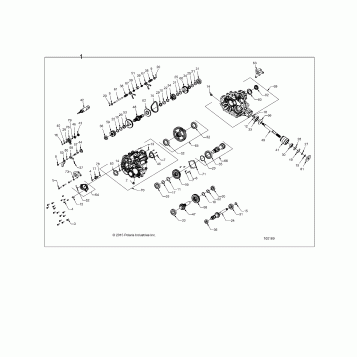 DRIVE TRAIN, MAIN GEARCASE - A16DAA32A1/A7 (100169)