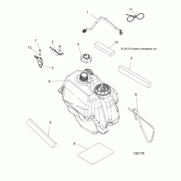 BODY, FUEL TANK ASM. - A16SWE57A1/A7 (100178)