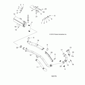 ENGINE, EXHAUST - A16SWE57A1/A7