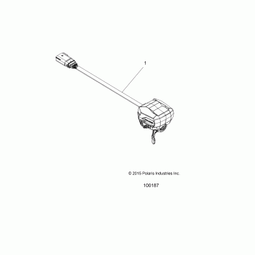 STEERING, CONTROLS, THROTTLE ASM. - A18SUE57N5 (100187)