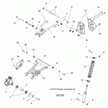 SUSPENSION, REAR - A16SEH57A7