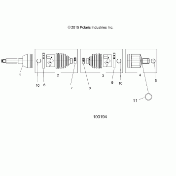 DRIVE TRAIN, FRONT DRIVE SHAFT - A16SEH57A7