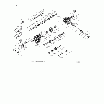 DRIVE TRAIN, MAIN GEARCASE - A16DAE87AL (100203)