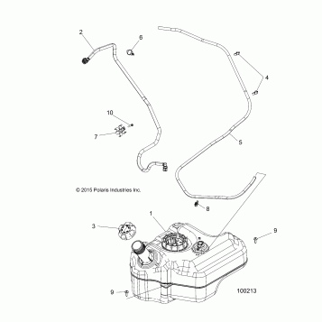 BODY, FUEL TANK - A16DAE87AL (100213)