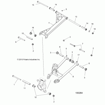 SUSPENSION, REAR - A19SVA85BG (100264)