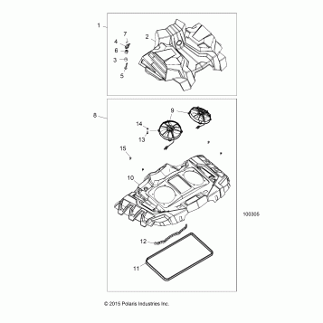 ENGINE, COOLING SYSTEM, FANS AND SHROUDS - A16SXN85A3