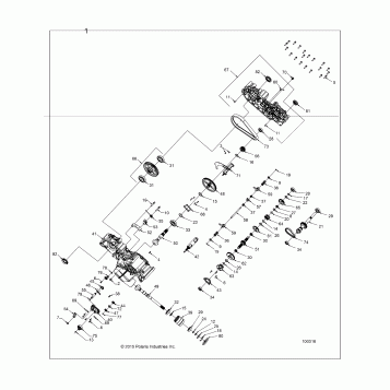 DRIVE TRAIN, MAIN GEARCASE - A16SUH57N6
