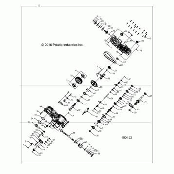 DRIVE TRAIN, MAIN GEARCASE - A17S6E57A1